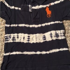 Polo by Ralph Lauren Kids Navy and White Striped Polo